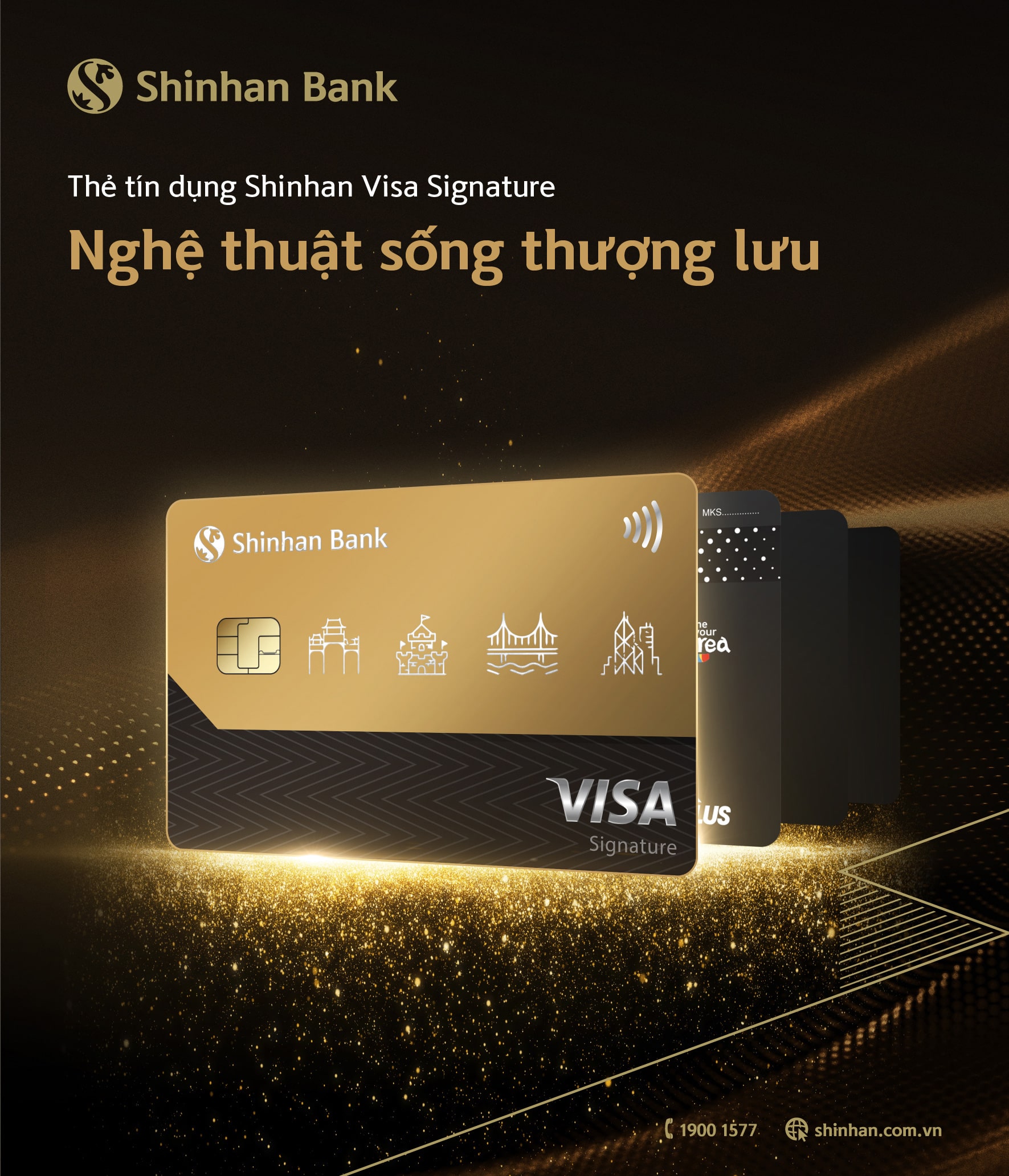 The tin dung quoc te Shinhan Visa PWM hang Bach kim12
